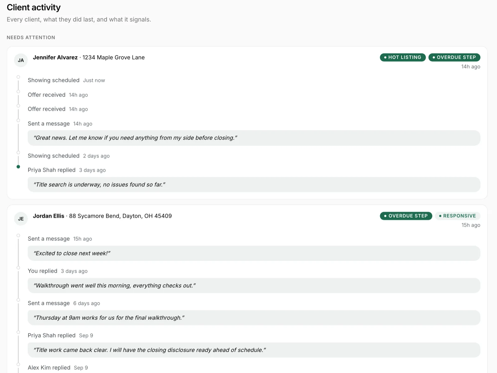 One feed of everything that happened